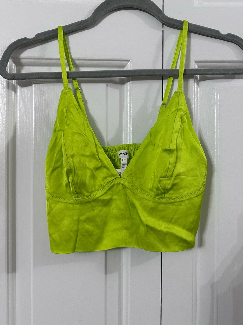 aerie Neon Lime Bralette Top - Lime